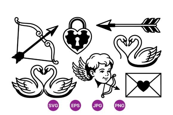 Download Vintage Cupid Love SVG Pack - Love svg Collection