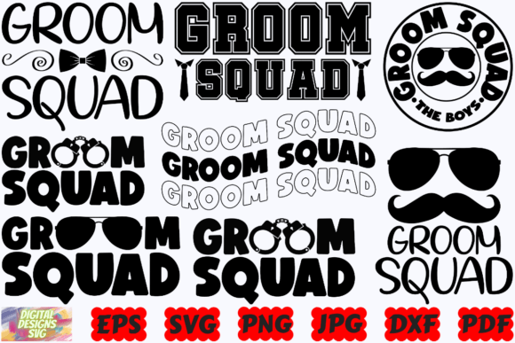 Download Groom Squad SVG | Groom SVG | Team Groom - Groom Collection