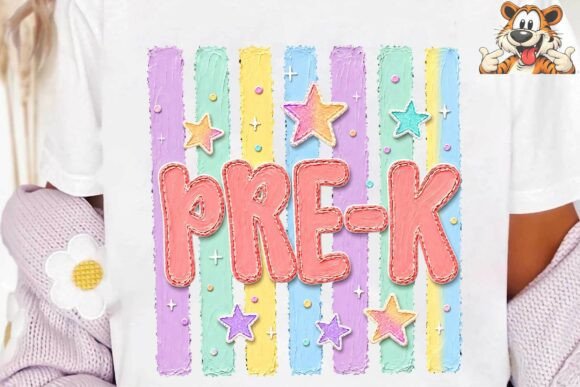 Download Pre-K Rainbow Stripes Sublimation PNG - Sublimation png Collection