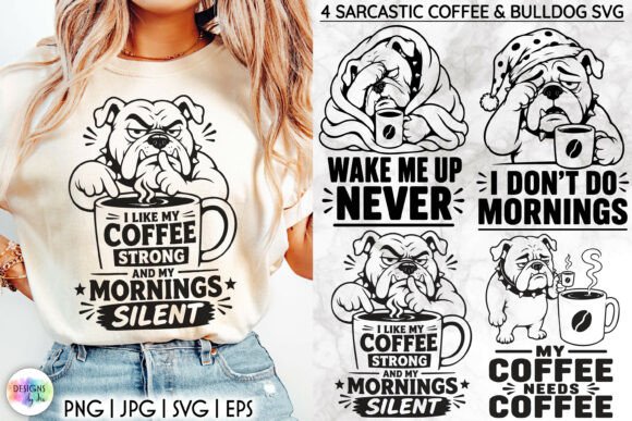 Download Sarcastic Bulldog Coffee Love SVG - Love svg Collection