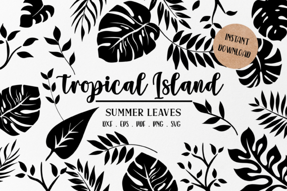 Download Tropical Leaves Svg | Monstera Leaf Svg - Leaves Collection