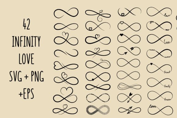 Download Infinity Love Svg Outline Clipart - Love svg Collection