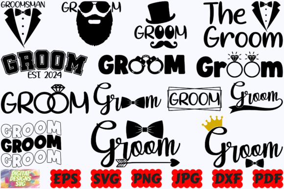 Download Groom SVG | Hubby SVG | Groomsman SVG - Groom Collection