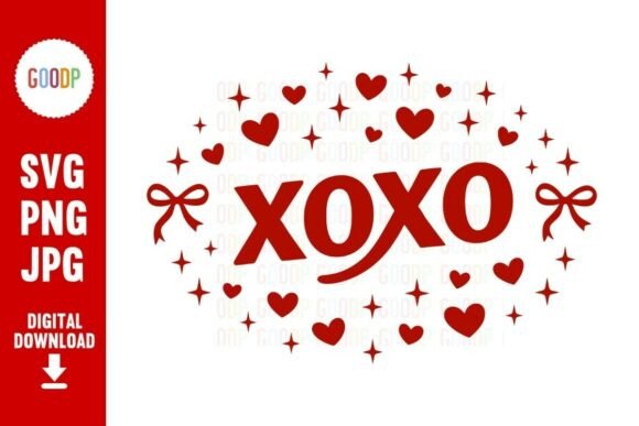 Download XOXO Valentine Bow Heart Aesthetic PNG - Aesthetic Collection